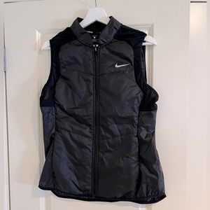 Nike Black and Gray Women's Vest